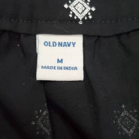 Old Navy Medium Black Floral Dress - Picture 5 of 7